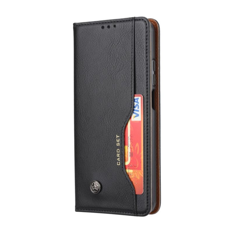 Flip Case Xiaomi Mi 10T Lite 5G / Redmi Note 9 Pro 5G Schwarz Handyhülle Karteninhaber