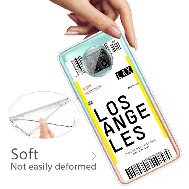 Hülle Für Xiaomi Mi 10T Lite 5G / Redmi Note 9 Pro 5Gt Lite Bordkarte Nach Los Angeles