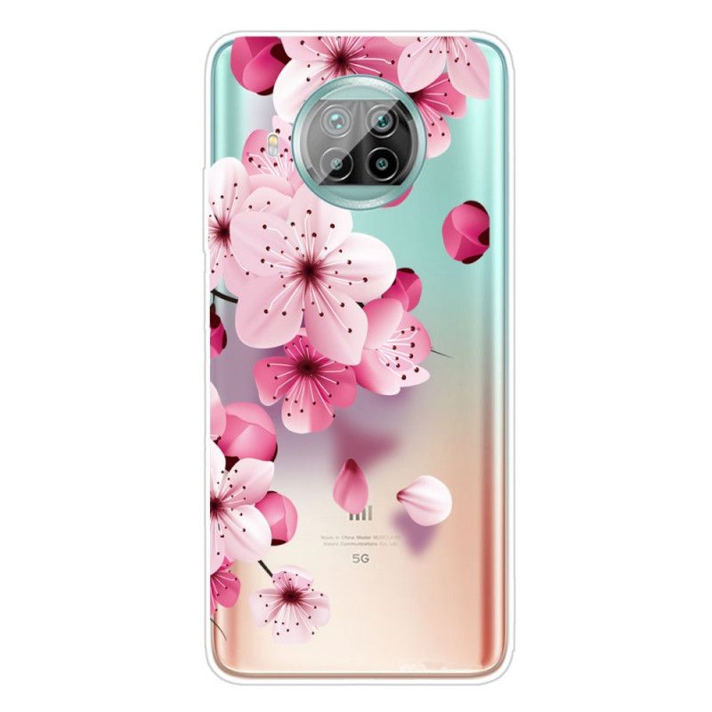 Hülle Für Xiaomi Mi 10T Lite 5G / Redmi Note 9 Pro 5G Kleine Rosa Blüten