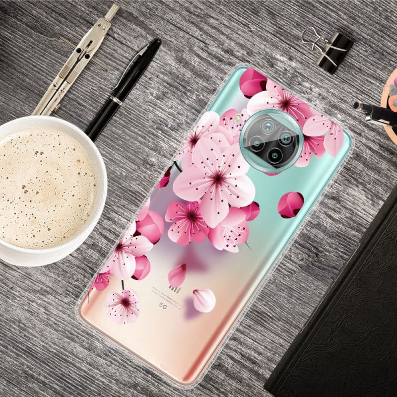 Hülle Für Xiaomi Mi 10T Lite 5G / Redmi Note 9 Pro 5G Kleine Rosa Blüten