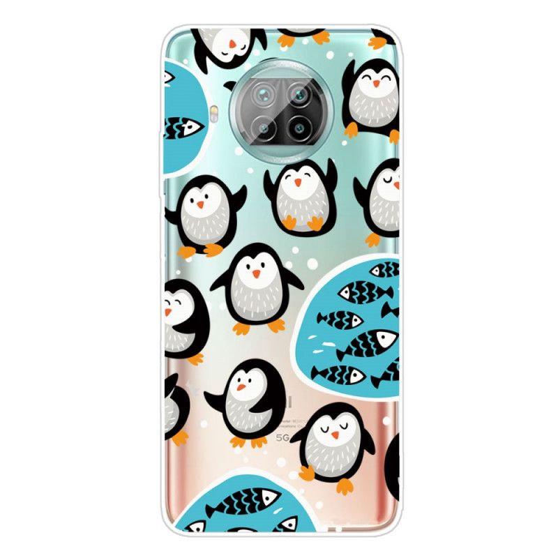 Hülle Für Xiaomi Mi 10T Lite 5G / Redmi Note 9 Pro 5G Pinguine Und Fische