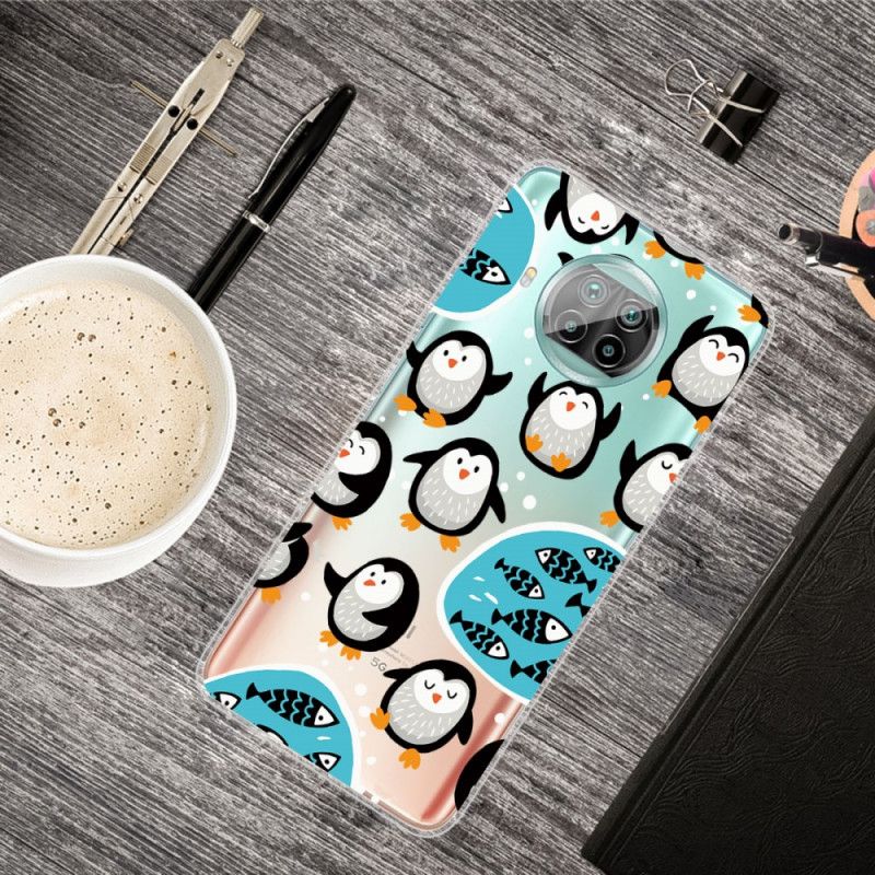 Hülle Für Xiaomi Mi 10T Lite 5G / Redmi Note 9 Pro 5G Pinguine Und Fische