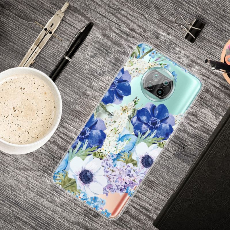 Hülle Xiaomi Mi 10T Lite 5G / Redmi Note 9 Pro 5G Aquarellblumen