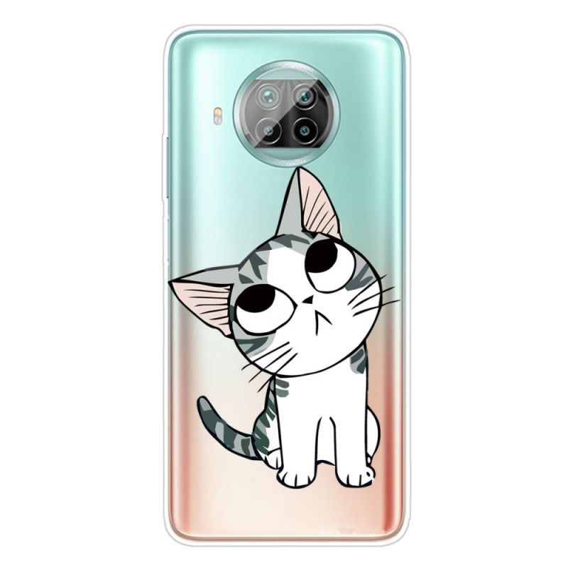 Hülle Xiaomi Mi 10T Lite 5G / Redmi Note 9 Pro 5G Grau Charmante Katze
