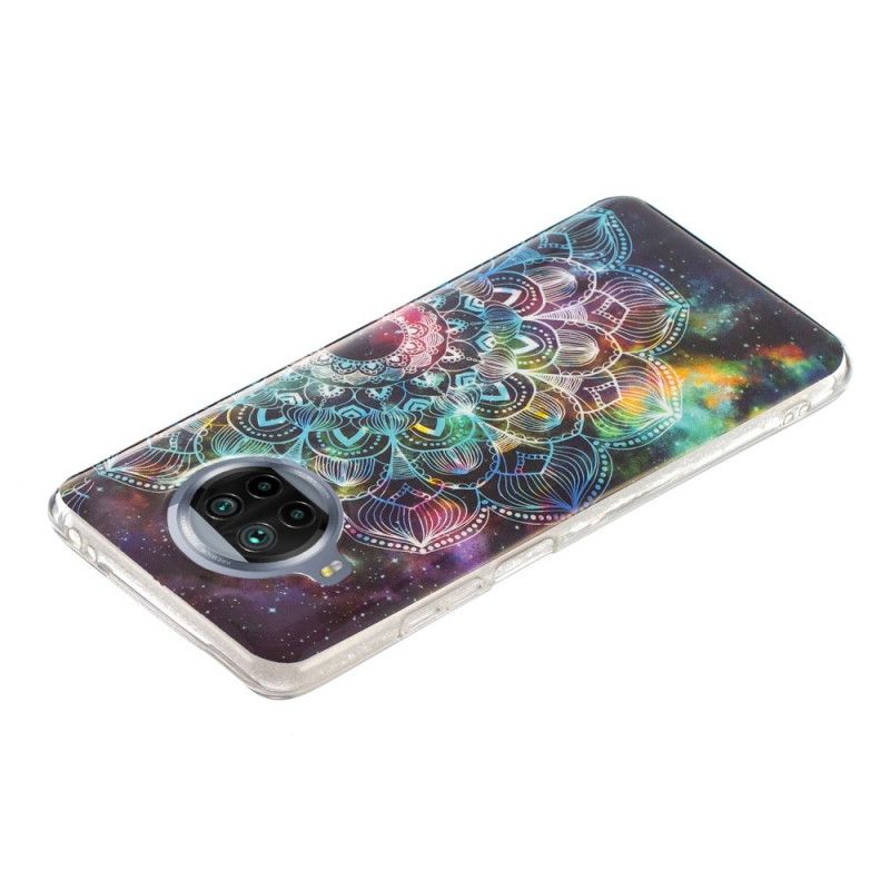Hülle Xiaomi Mi 10T Lite 5G / Redmi Note 9 Pro 5G Grau Fluoreszierende Blüten
