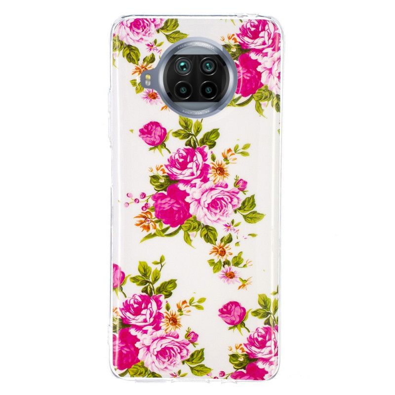 Hülle Xiaomi Mi 10T Lite 5G / Redmi Note 9 Pro 5G Handyhülle Fluo Liberty Blumen