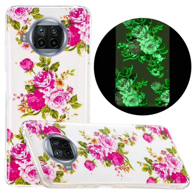 Hülle Xiaomi Mi 10T Lite 5G / Redmi Note 9 Pro 5G Handyhülle Fluo Liberty Blumen