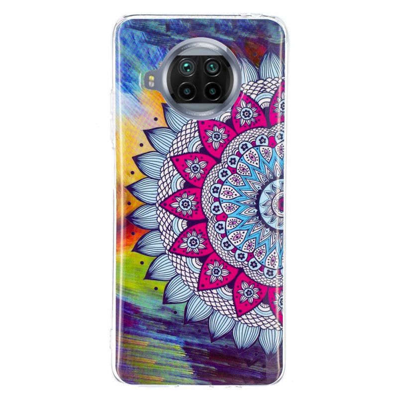 Hülle Xiaomi Mi 10T Lite 5G / Redmi Note 9 Pro 5G Handyhülle Fluoreszierendes Farbiges Mandala