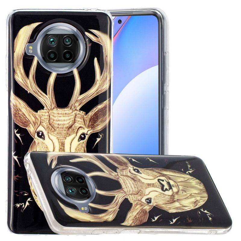 Hülle Xiaomi Mi 10T Lite 5G / Redmi Note 9 Pro 5G Handyhülle Majestätischer Neonhirsch