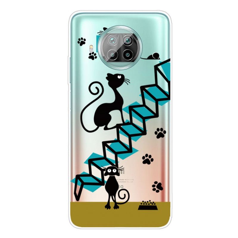 Hülle Xiaomi Mi 10T Lite 5G / Redmi Note 9 Pro 5G Lustige Katzen