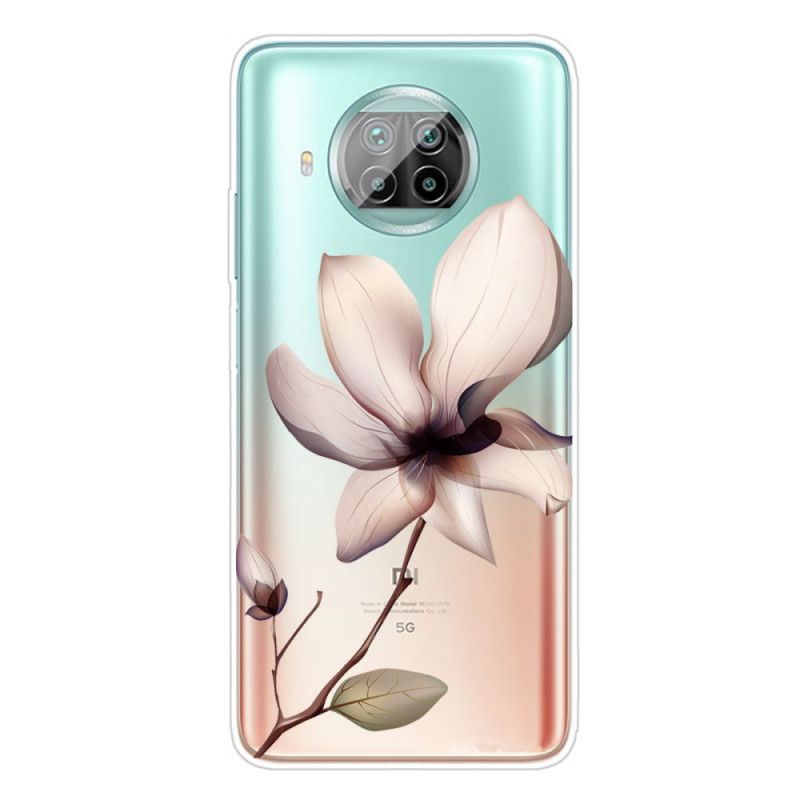 Hülle Xiaomi Mi 10T Lite 5G / Redmi Note 9 Pro 5G Pink Eine Blume