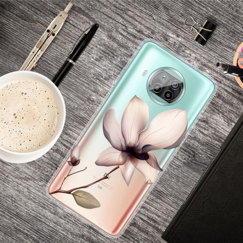 Hülle Xiaomi Mi 10T Lite 5G / Redmi Note 9 Pro 5G Pink Eine Blume