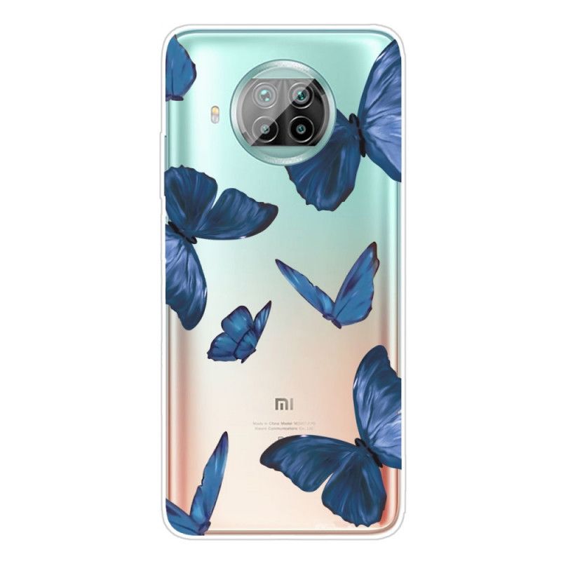 Hülle Xiaomi Mi 10T Lite 5G / Redmi Note 9 Pro 5G Pink Schmetterlinge Schmetterlinge