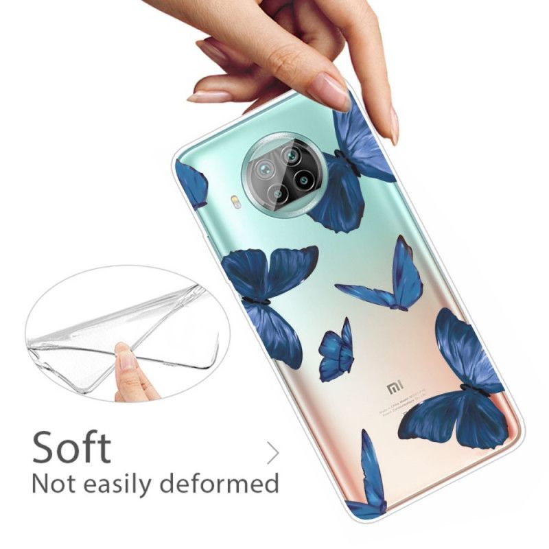 Hülle Xiaomi Mi 10T Lite 5G / Redmi Note 9 Pro 5G Pink Schmetterlinge Schmetterlinge