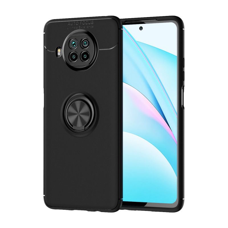 Hülle Xiaomi Mi 10T Lite 5G / Redmi Note 9 Pro 5G Schwarz Handyhülle Drehring