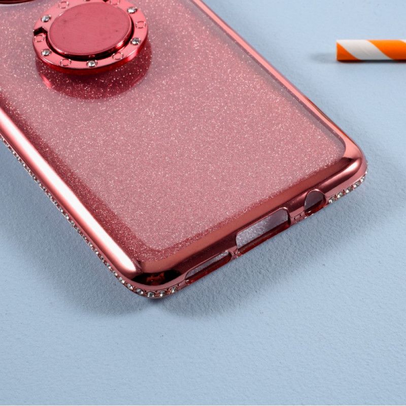 Hülle Xiaomi Mi 10T Lite 5G / Redmi Note 9 Pro 5G Schwarz Handyhülle Pailletten Und Diamanten