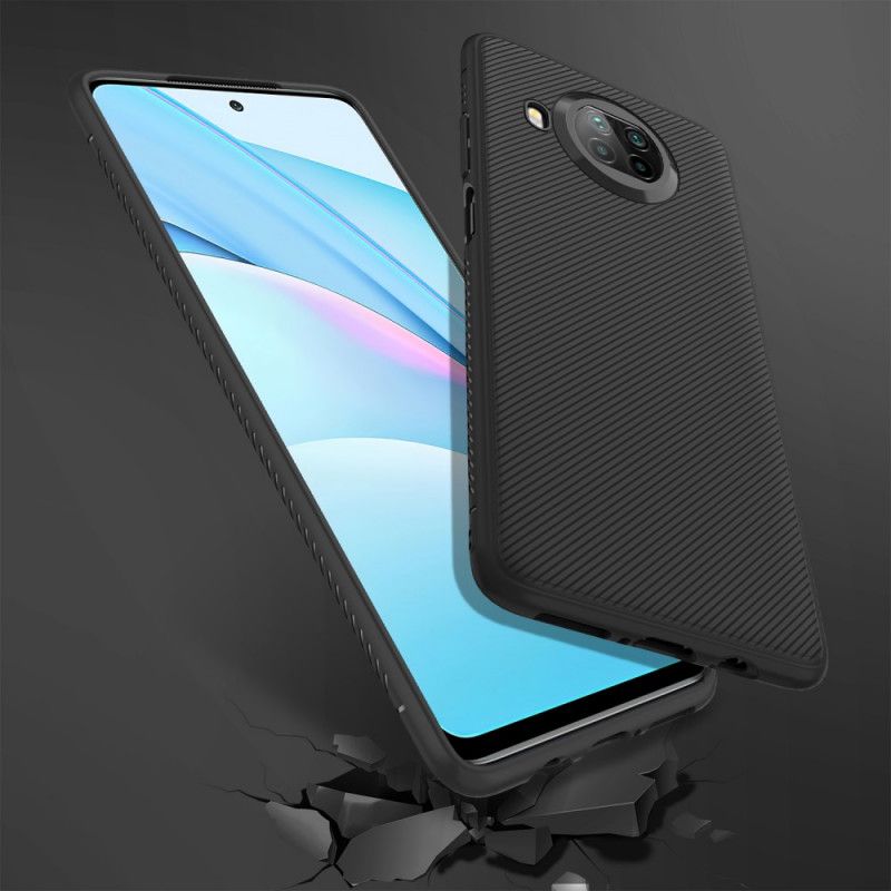 Hülle Xiaomi Mi 10T Lite 5G / Redmi Note 9 Pro 5G Schwarz Handyhülle Twill Der Jazzserie