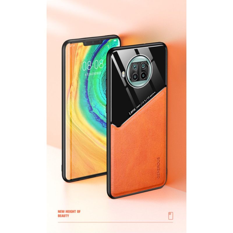 Hülle Xiaomi Mi 10T Lite 5G / Redmi Note 9 Pro 5G Schwarz Magnetischer Ledereffekt