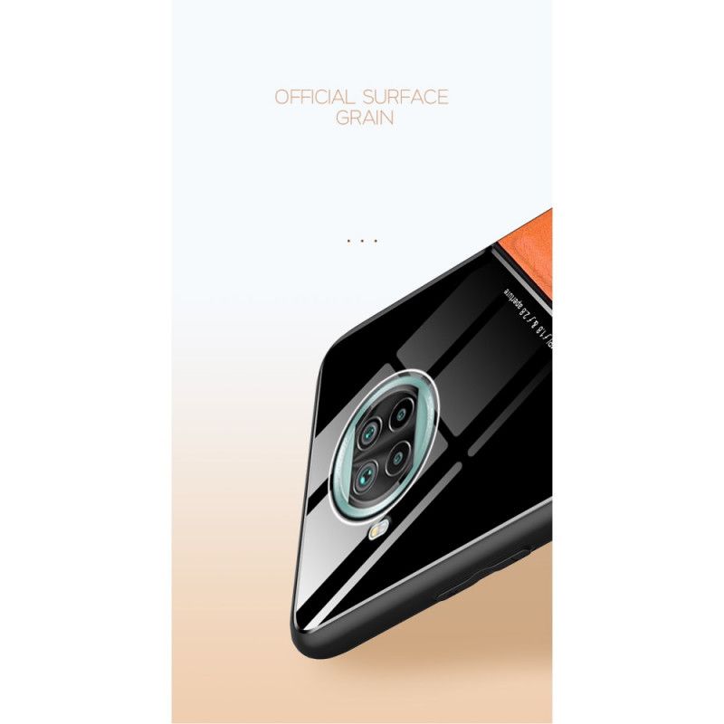 Hülle Xiaomi Mi 10T Lite 5G / Redmi Note 9 Pro 5G Schwarz Magnetischer Ledereffekt