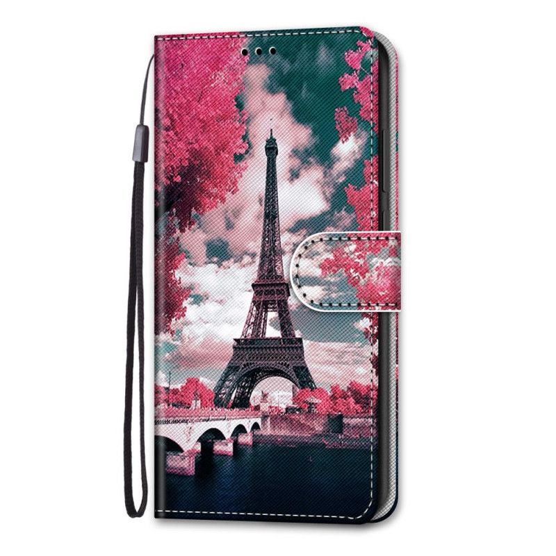 Lederhüllen Für Xiaomi Mi 10T Lite 5G / Redmi Note 9 Pro 5G Eiffelturm Im Sommer