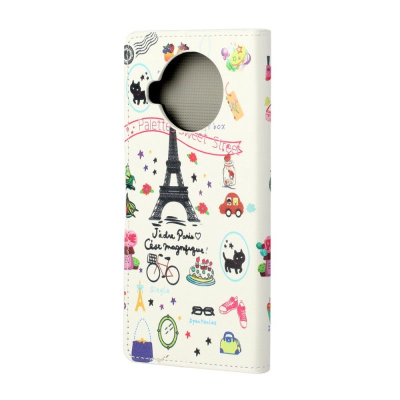 Lederhüllen Für Xiaomi Mi 10T Lite 5G / Redmi Note 9 Pro 5G Ich Liebe Paris