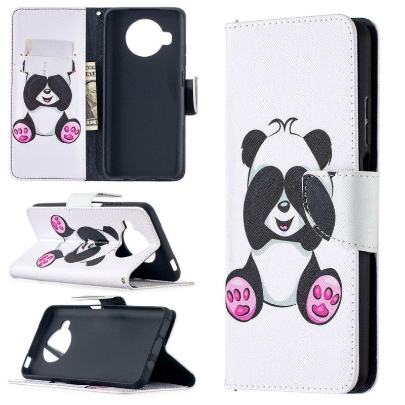 Lederhüllen Für Xiaomi Mi 10T Lite 5G / Redmi Note 9 Pro 5G Lustiger Panda