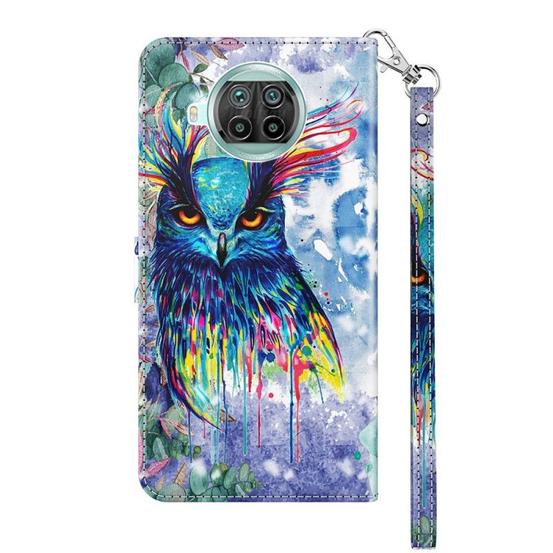 Lederhüllen Xiaomi Mi 10T Lite 5G / Redmi Note 9 Pro 5G Aquarellvogel