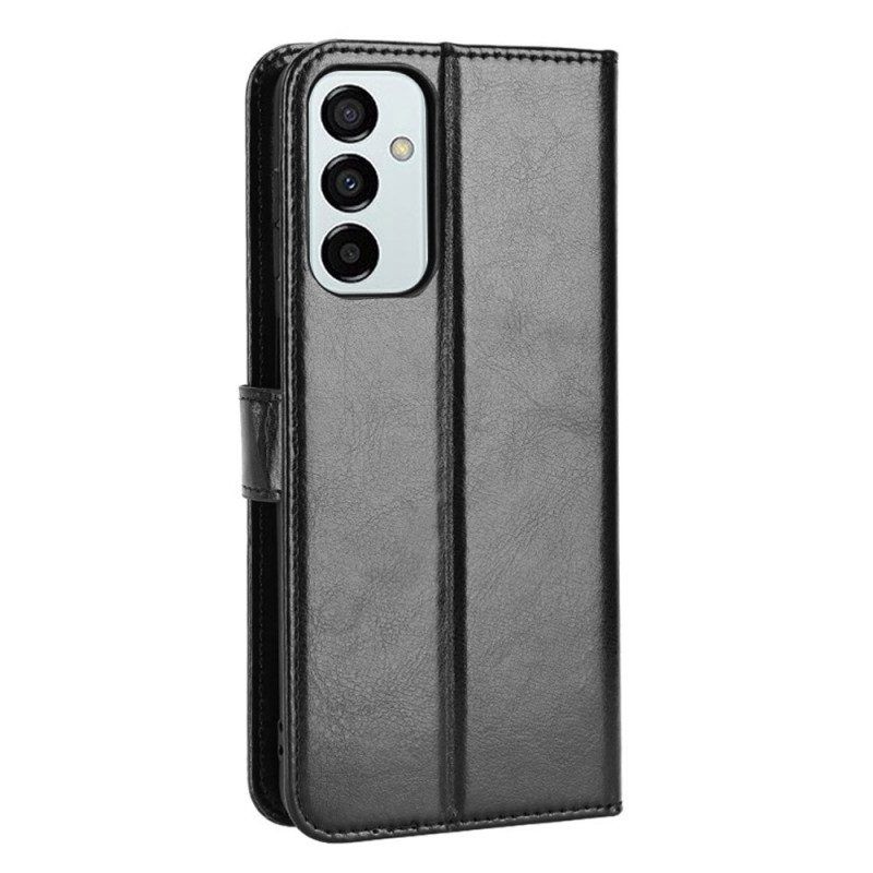 Flip Case Für Samsung Galaxy M23 5G Auffälliges Kunstleder