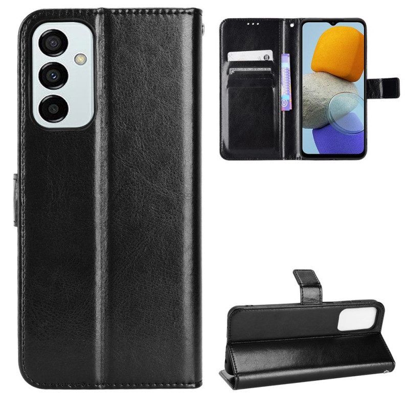 Flip Case Für Samsung Galaxy M23 5G Auffälliges Kunstleder