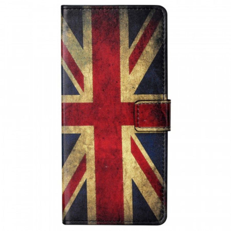 Flip Case Für Samsung Galaxy M23 5G Englische Flagge