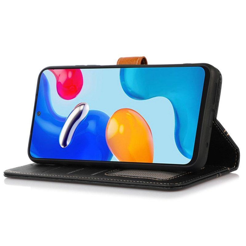 Flip Case Für Samsung Galaxy M23 5G Gurtband