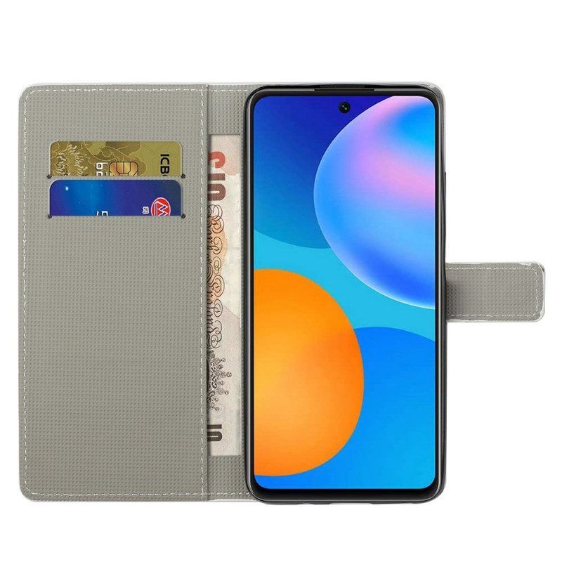 Flip Case Für Samsung Galaxy M23 5G Schmetterlinge Schmetterlinge