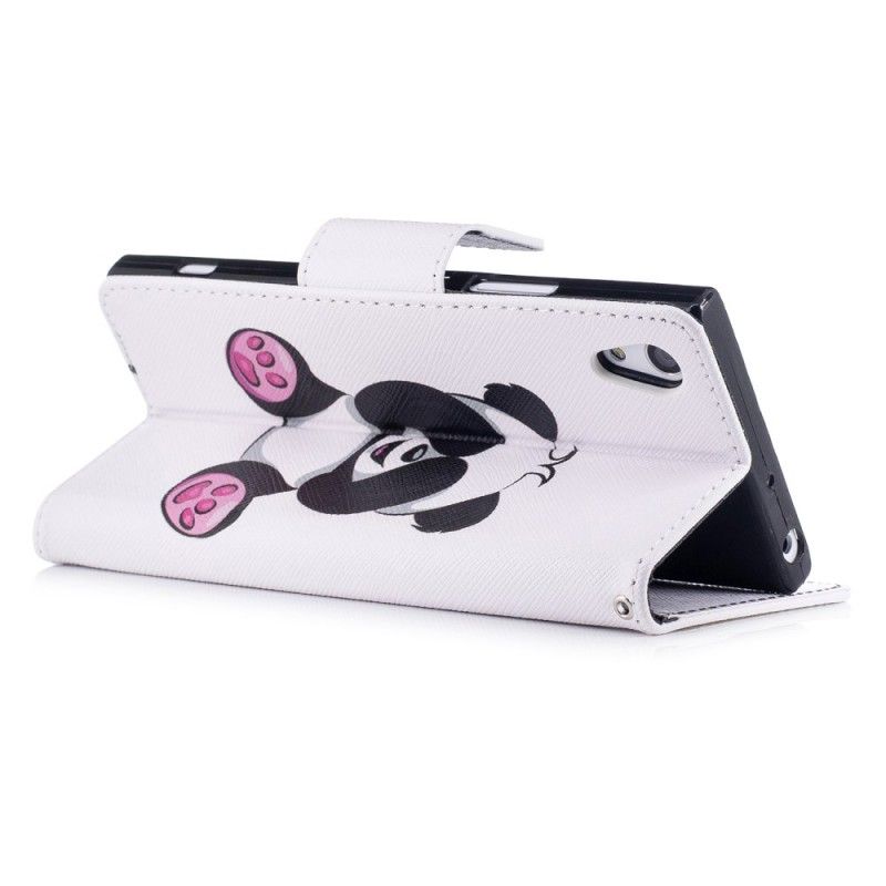 Lederhüllen Für Sony Xperia XA1 Lustiger Panda