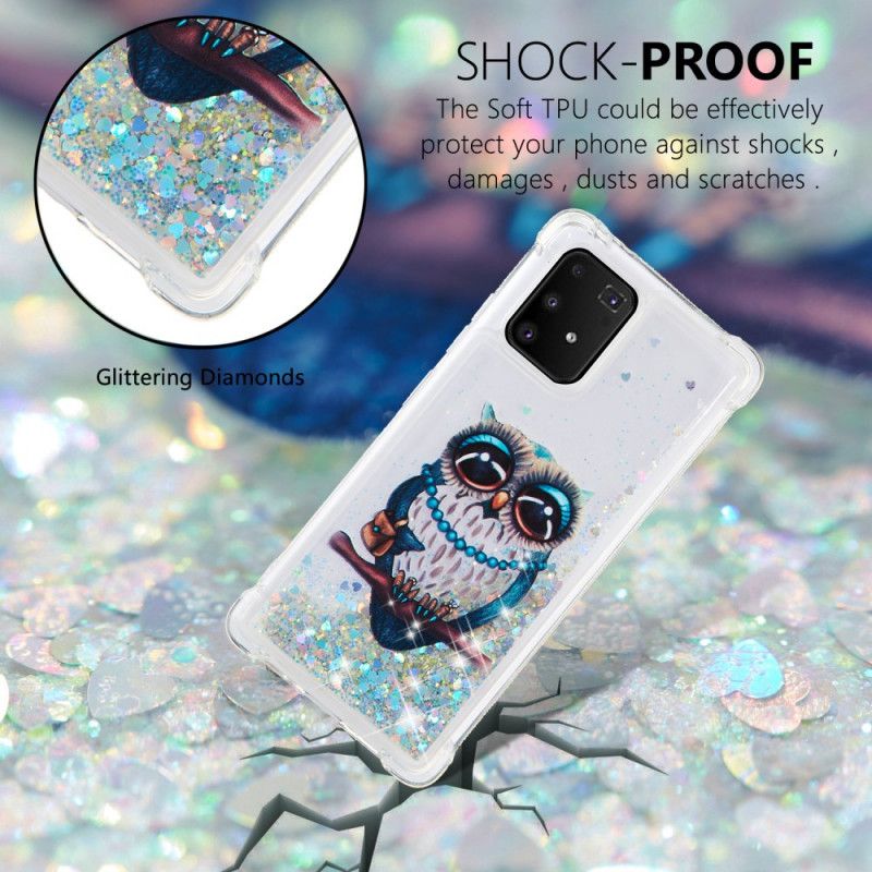 Hülle Für Samsung Galaxy S10 Lite Miss Owl Glitter