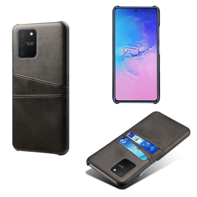 Hülle Samsung Galaxy S10 Lite Schwarz Karteninhaber