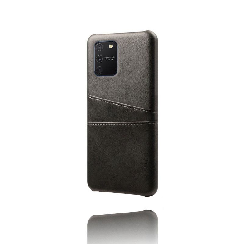 Hülle Samsung Galaxy S10 Lite Schwarz Karteninhaber