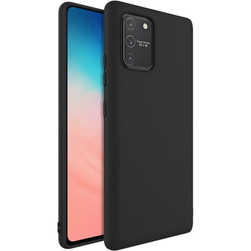 Hülle Samsung Galaxy S10 Lite Schwarz Silikonmatte Der Uc-1-Serie Imak