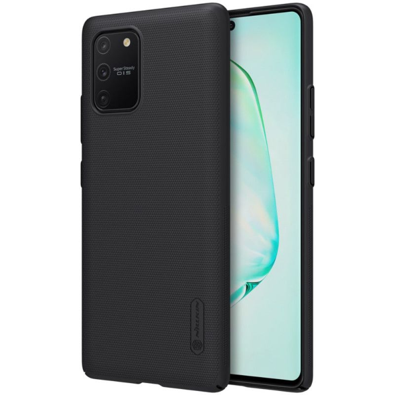 Hülle Samsung Galaxy S10 Lite Schwarz Starrer Gefrosteter Nillkin