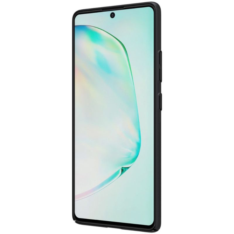 Hülle Samsung Galaxy S10 Lite Schwarz Starrer Gefrosteter Nillkin