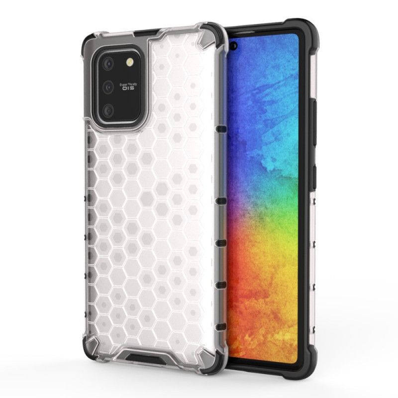 Hülle Samsung Galaxy S10 Lite Schwarz Wabenstil