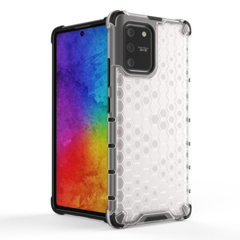 Hülle Samsung Galaxy S10 Lite Schwarz Wabenstil