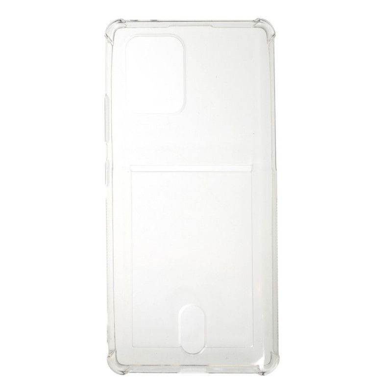 Hülle Samsung Galaxy S10 Lite Transparenter Kartenhalter