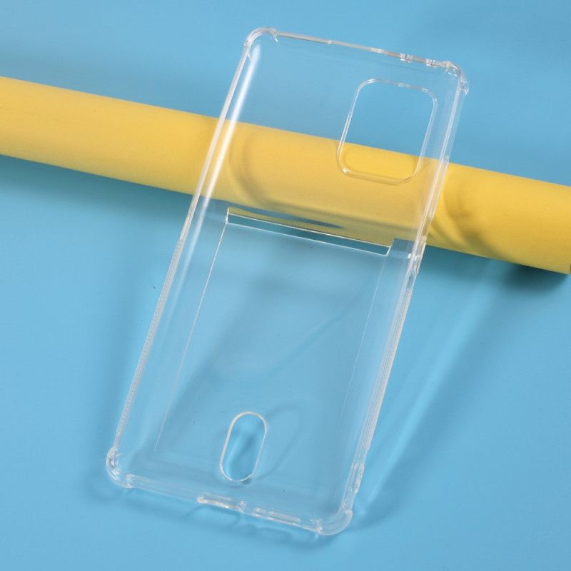 Hülle Samsung Galaxy S10 Lite Transparenter Kartenhalter