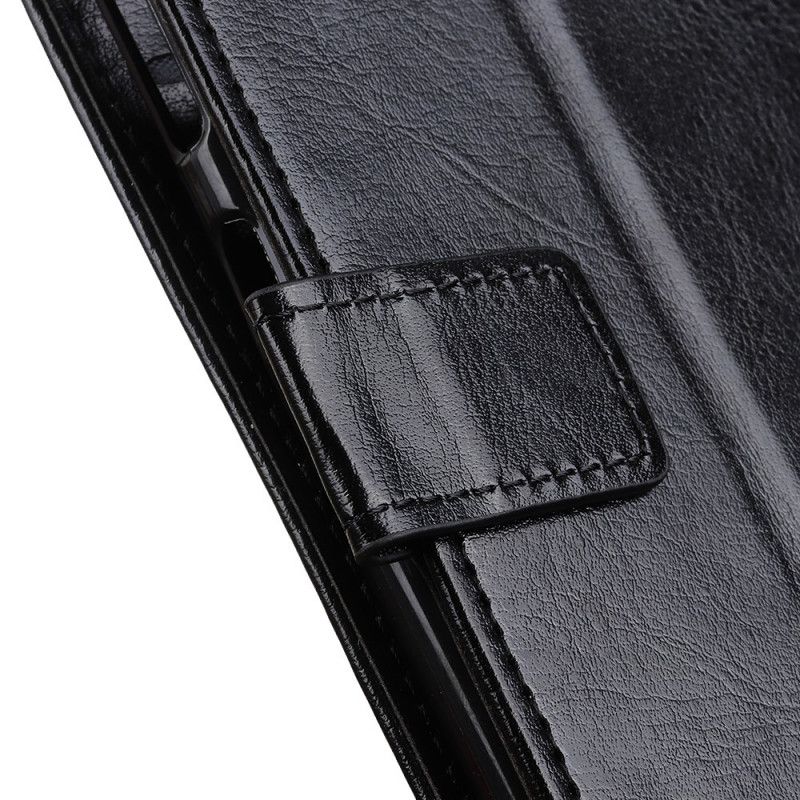 Lederhüllen Samsung Galaxy S10 Lite Grün Handyhülle Hell Glänzender Ledereffekt