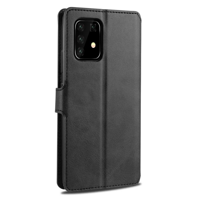 Lederhüllen Samsung Galaxy S10 Lite Schwarz Retro-Azns