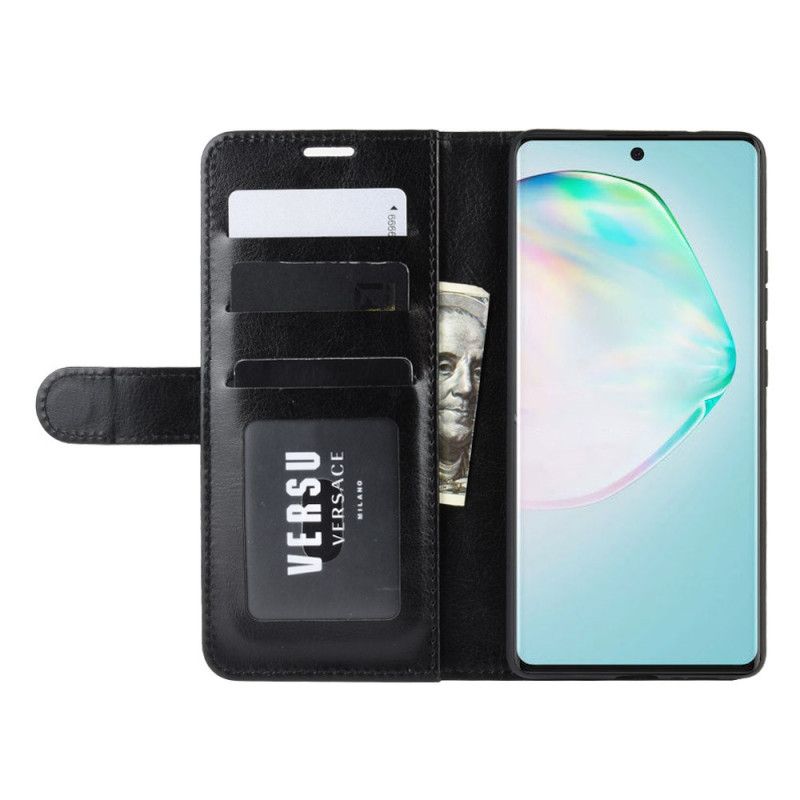 Lederhüllen Samsung Galaxy S10 Lite Schwarz Ultra-Kunstleder