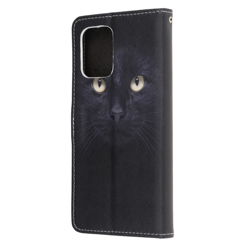 Lederhüllen Samsung Galaxy S10 Lite Schwarze Katzenaugen Mit Tanga