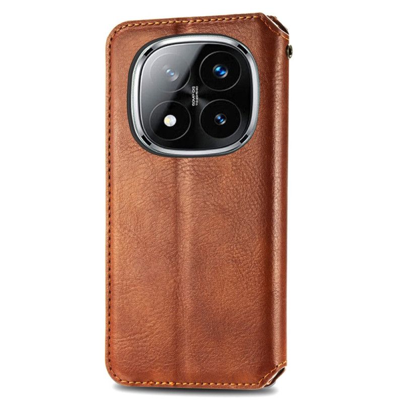 Flip Case Für Xiaomi Redmi Note 14 Pro Plus 5g Geldbörse In Wildlederoptik