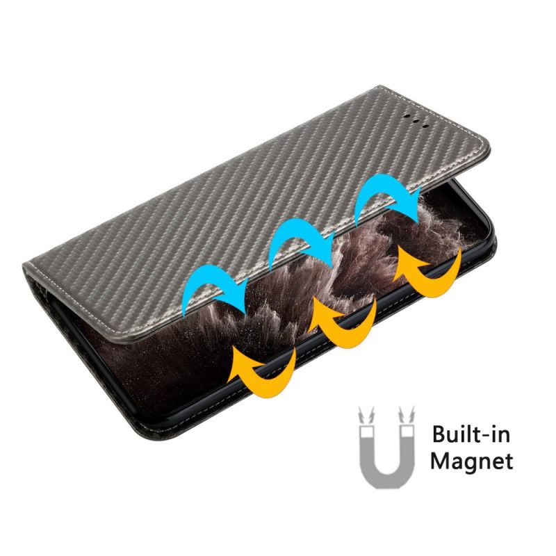 Flip Case Xiaomi Redmi Note 14 Pro Plus 5g Riemen Aus Carbonfaser