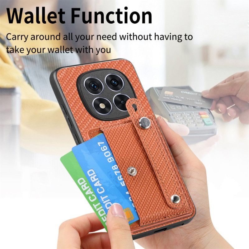 Hülle Xiaomi Redmi Note 14 Pro Plus 5g Handyhülle Mit Kartenhalter Und Handschlaufe